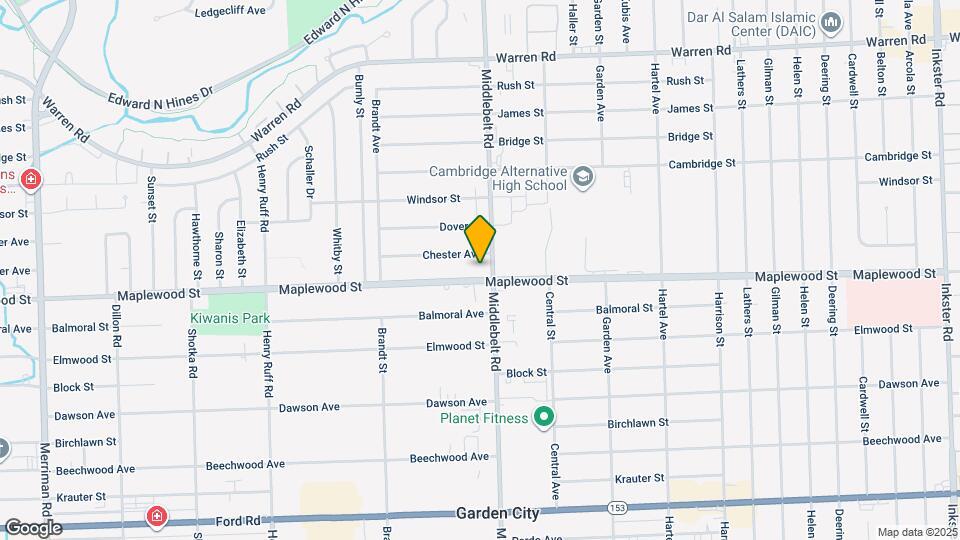 6423 Middlebelt Rd Map and Location Details