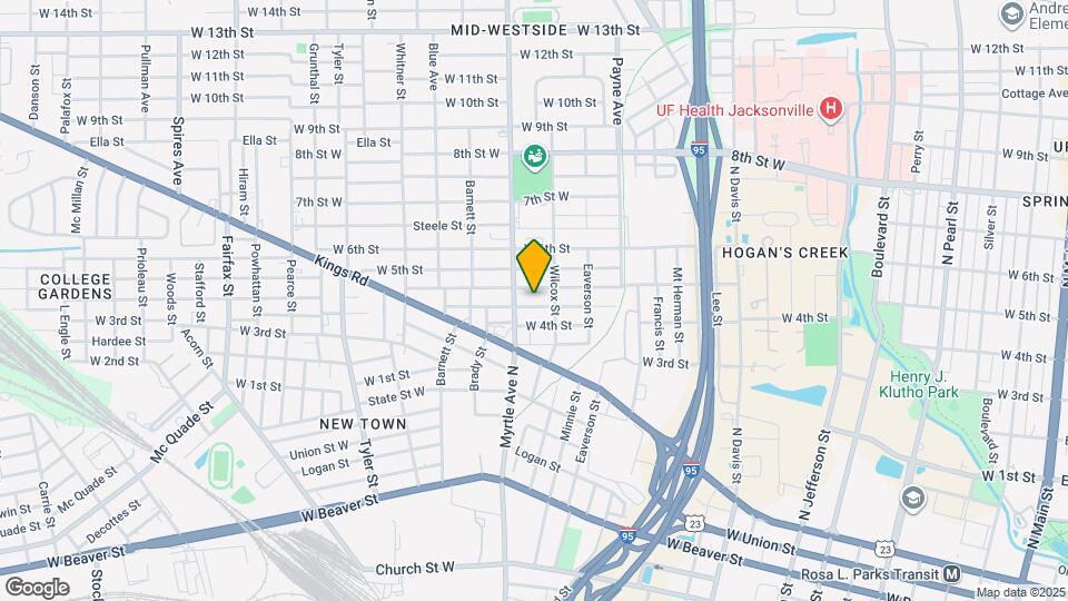 1259 Hart St Mapa y Detalles de la Ubicación