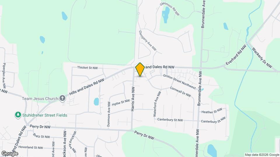 3586 Harris Ave NW Map and Location Details