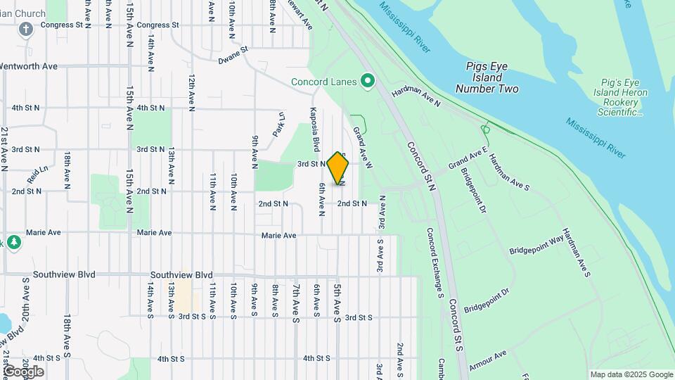 219 5th Ave N Map and Location Details