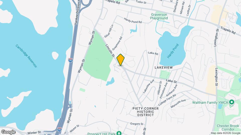 546 Lincoln St Map and Location Details