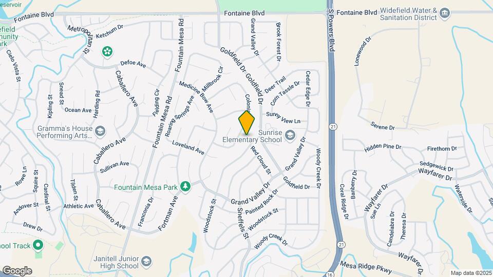 7540 Woodstock St Map and Location Details