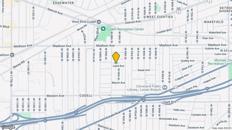9700 Laird Ave Map and Location Details