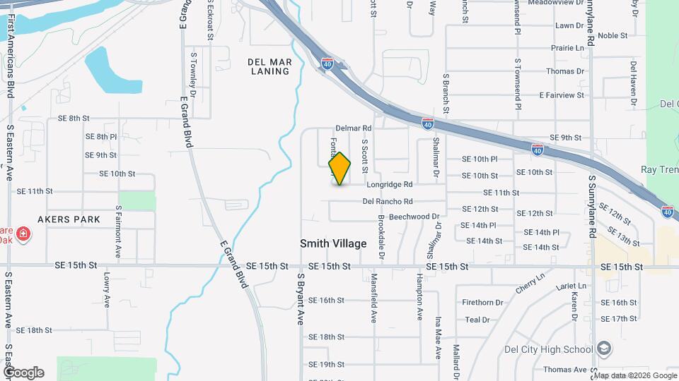 3108 Longridge Rd Map and Location Details