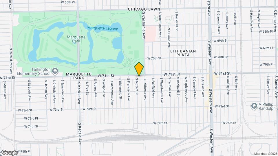 2823 W 71st St Map and Location Details