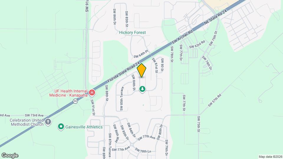 6725 SW 83rd Terrace Map and Location Details