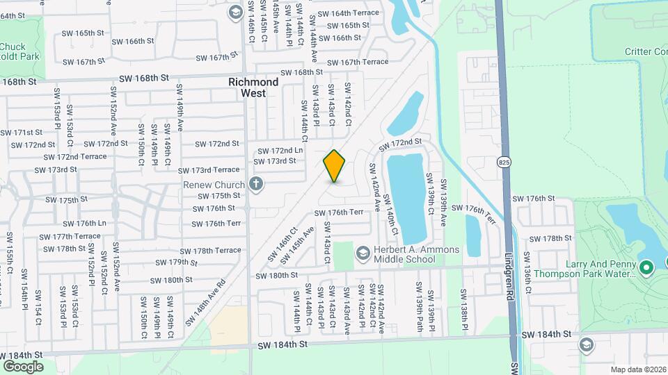 14350 SW 175th St Map and Location Details