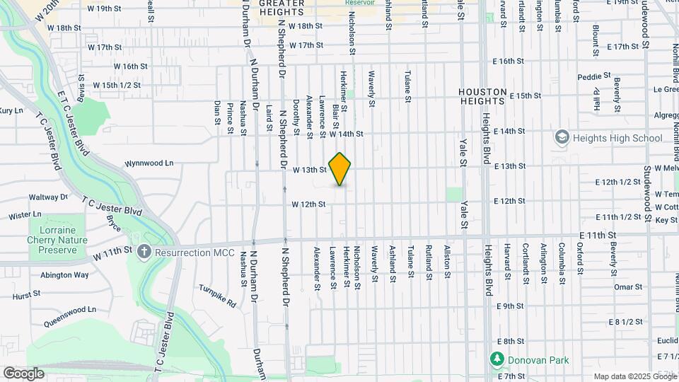 1209 Herkimer St Map and Location Details