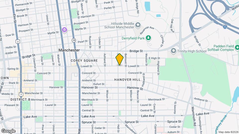 605 Hall St Mapa y Detalles de la Ubicación