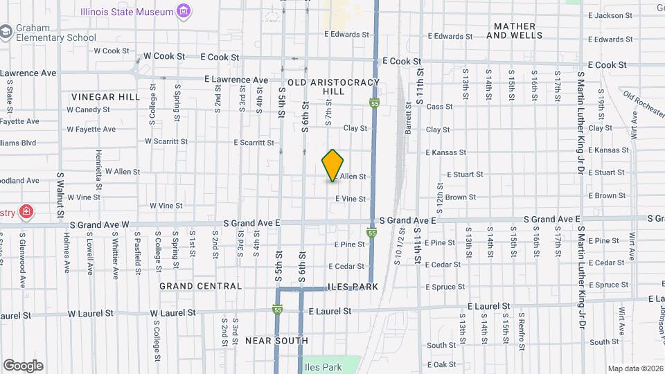 1214 S 7th St Map and Location Details