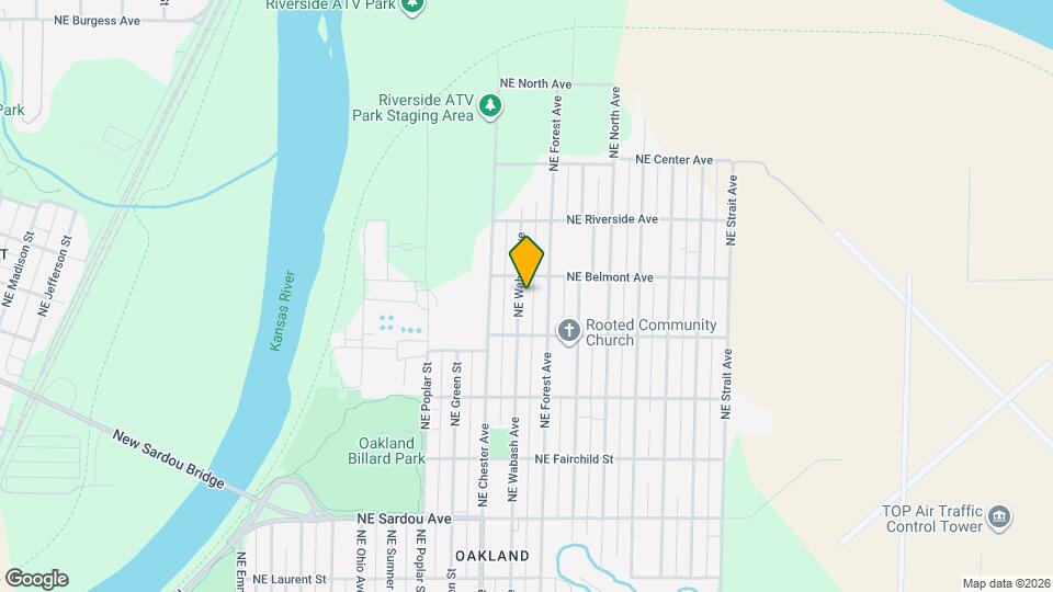 1132 NE Wabash Ave Map and Location Details