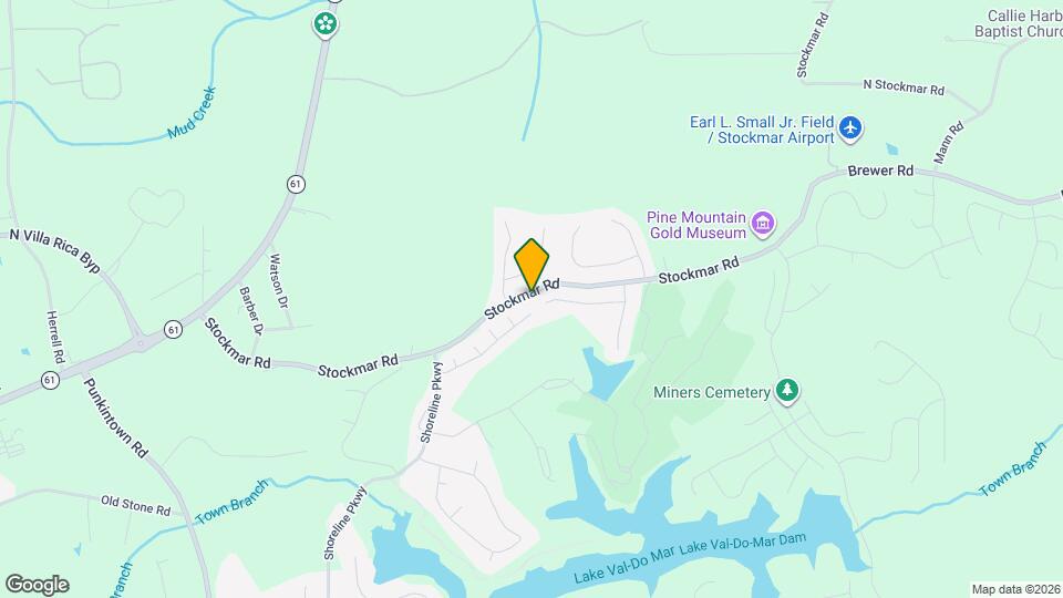 1036 Sycamore Ln Map and Location Details