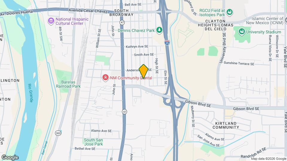 2102 Edith Blvd SE Map and Location Details