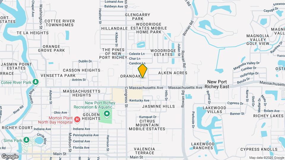 7034 Bellaire Terrace Map and Location Details