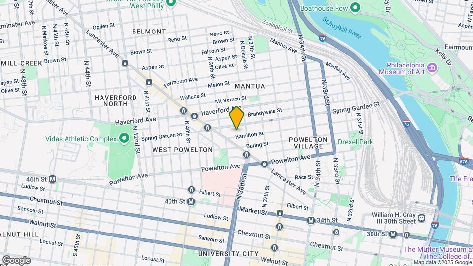 3825 Hamilton St Map and Location Details