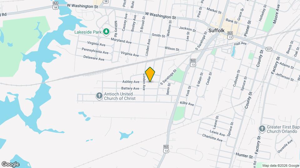 521 Ashley Ave Mapa y Detalles de la Ubicación