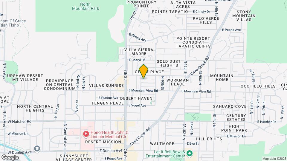 808 E Ironwood Dr Map and Location Details