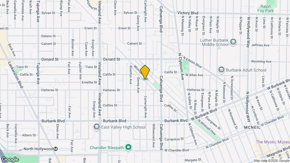5837 Cartwright Ave Map and Location Details