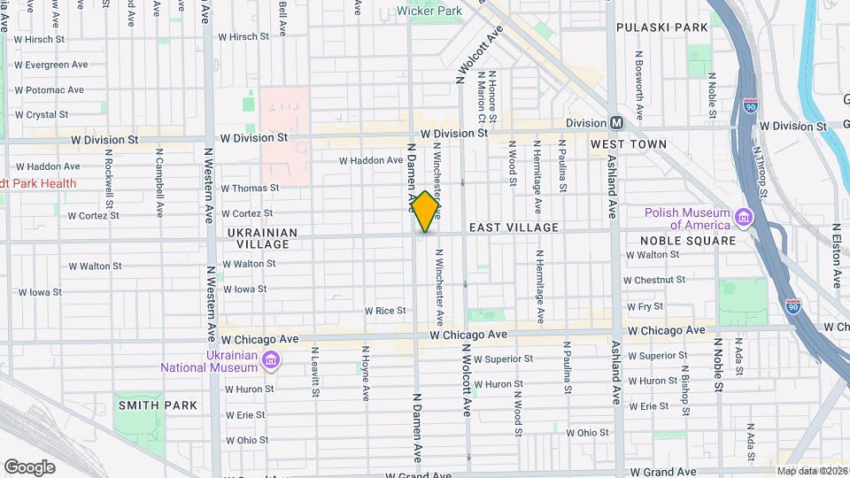 1949 W Augusta Blvd, Unit 2S Mapa y Detalles de la Ubicación