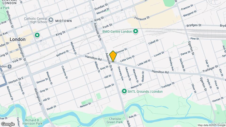 215 Hamilton Rd Map and Location Details