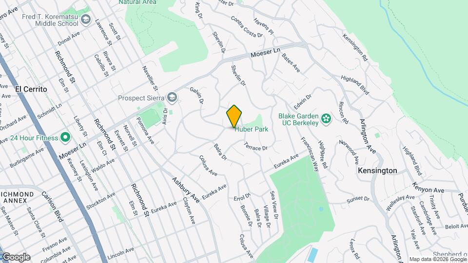 7630 Terrace Dr Map and Location Details