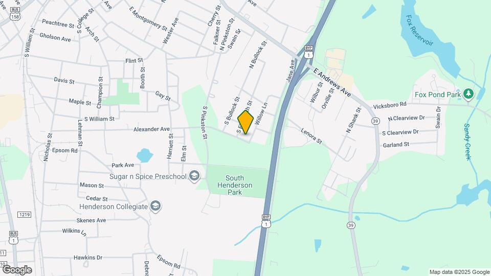 1105 Alexander Ave Map and Location Details