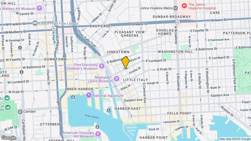 915 E Lombard St Mapa y Detalles de la Ubicación