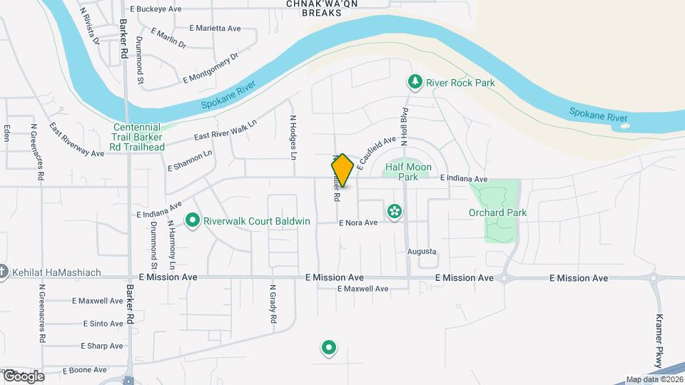 1920 N Cavalier Rd Map and Location Details