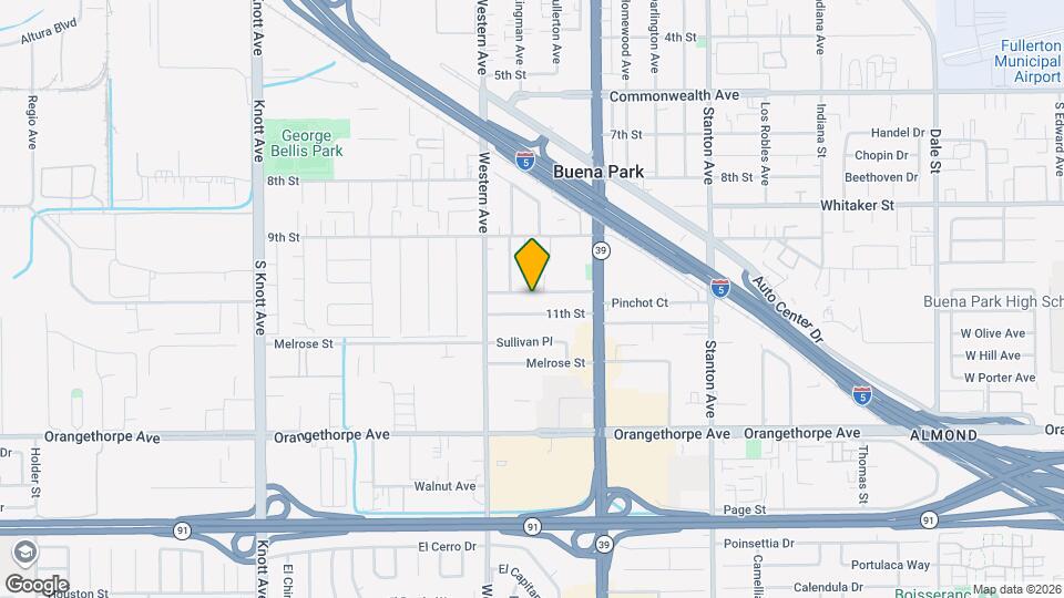 7612 10th St, Unit C Map and Location Details
