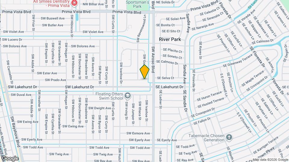 202 SW Reynolds Ave Map and Location Details