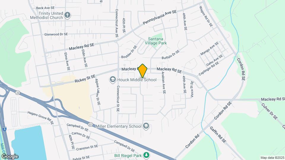 1164 46th Pl SE Map and Location Details