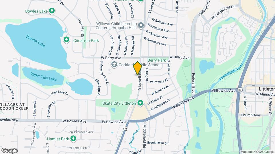 5681 S Lowell Blvd Map and Location Details