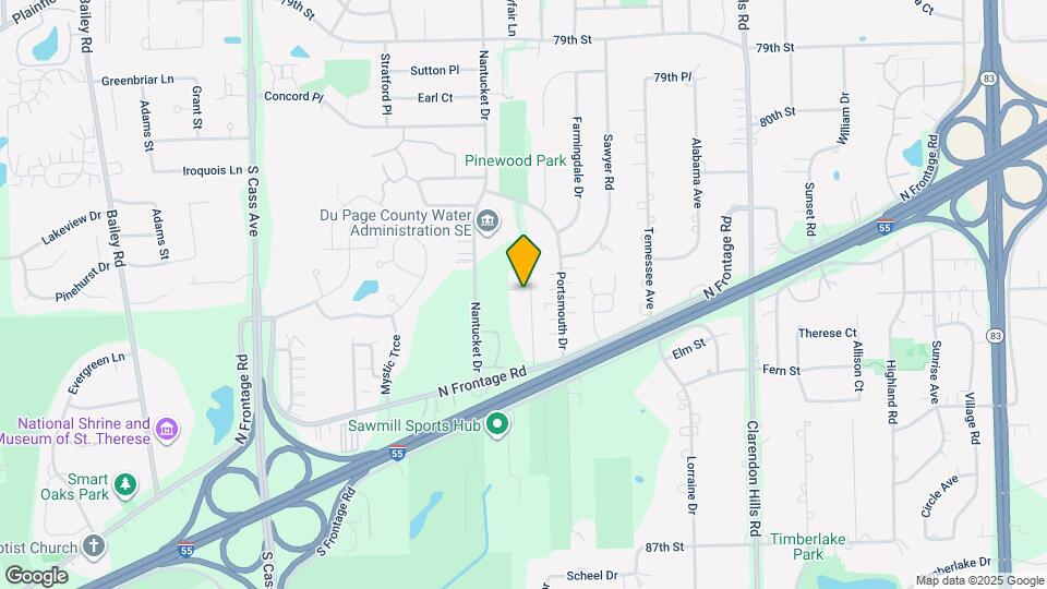 8310 Woodland Dr Map and Location Details
