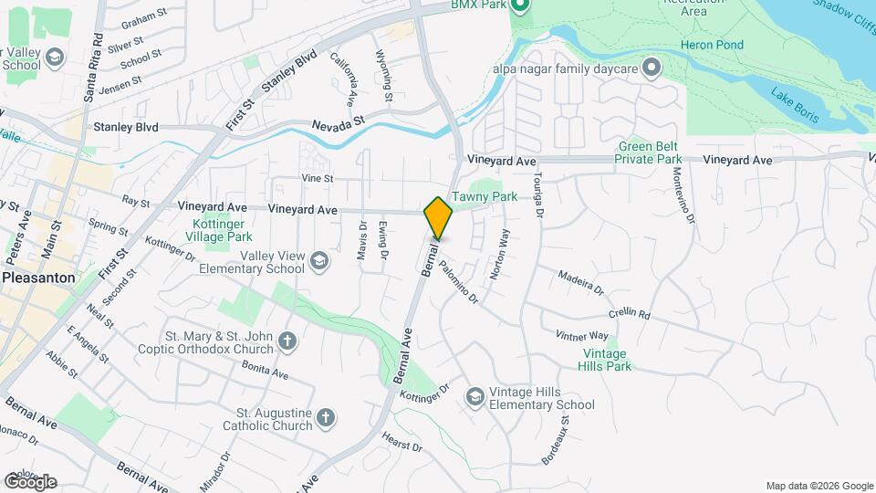 618 Palomino Dr Map and Location Details