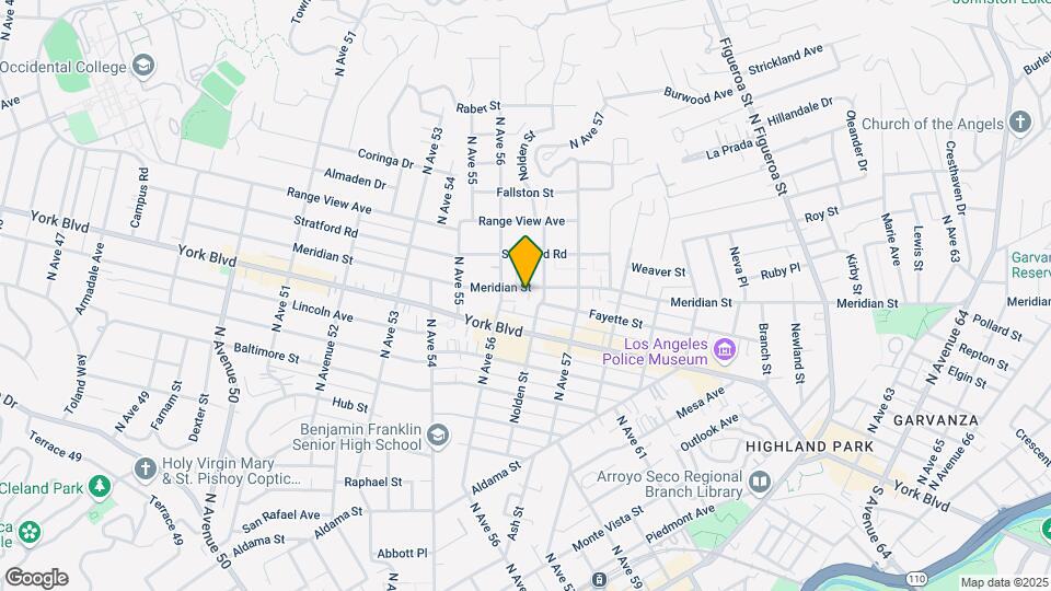 5624 Meridian St Map and Location Details