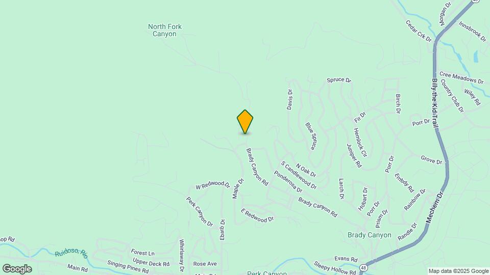 403 Brady Canyon Rd Map and Location Details