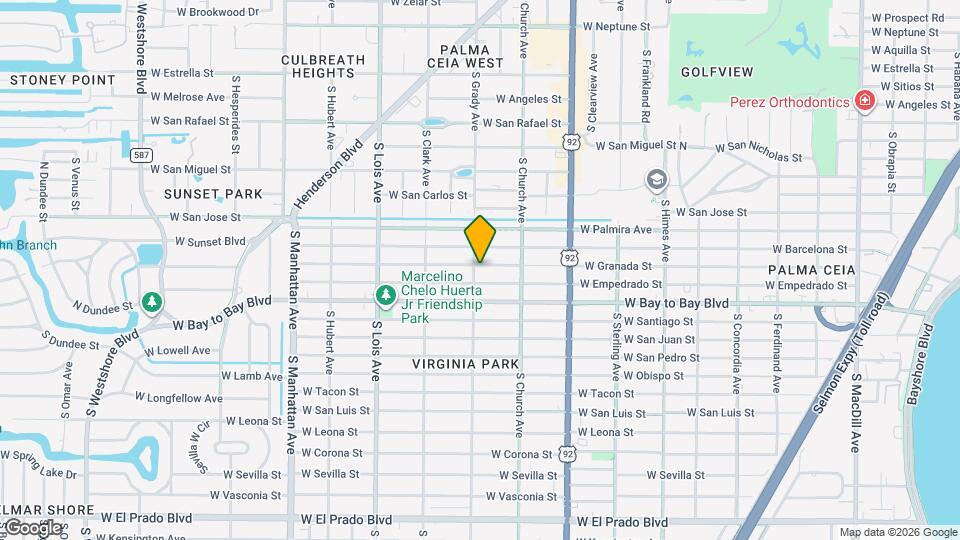 3924 W Granada St Map and Location Details
