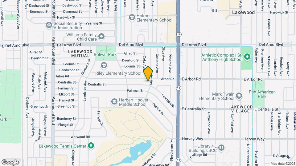 3739 Centralia St Map and Location Details