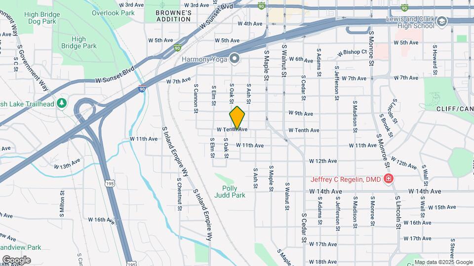 1733 W 10th Ave Mapa y Detalles de la Ubicación