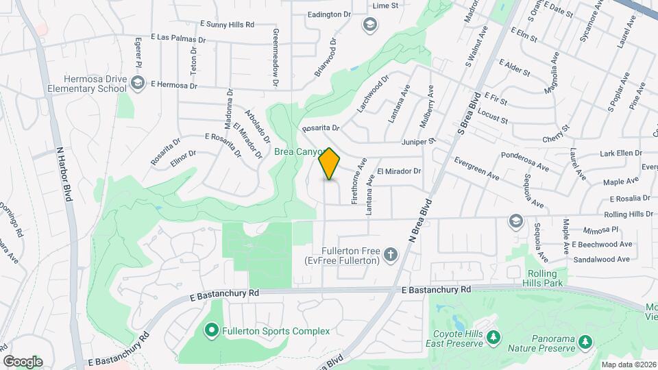 2956 Puente St Map and Location Details