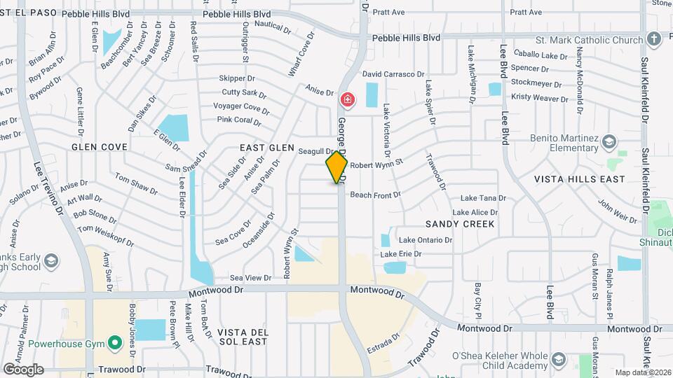 11241 Beach Front Dr Map and Location Details