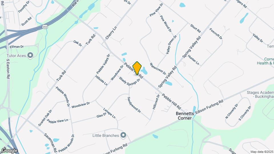 820 Pebble Hill Rd Map and Location Details