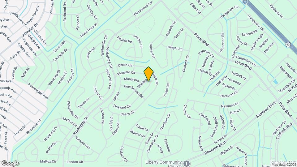 2863 Vineyard Cir Map and Location Details