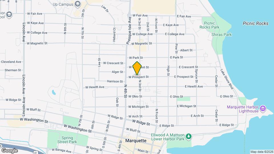 215 W Prospect St Map and Location Details