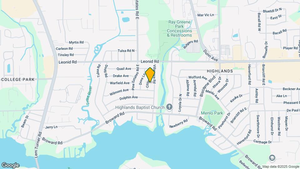 10553 Citrus Ln Map and Location Details