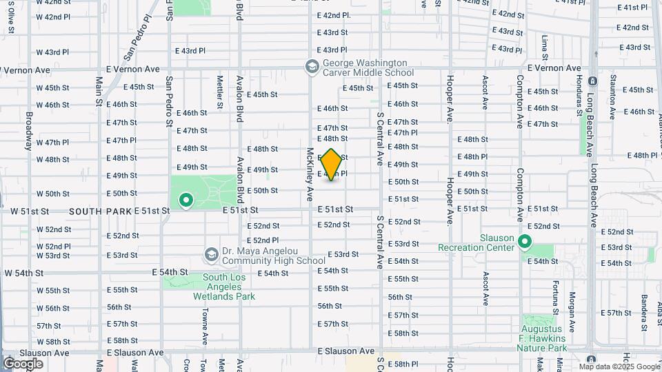 915 E 50th St Map and Location Details