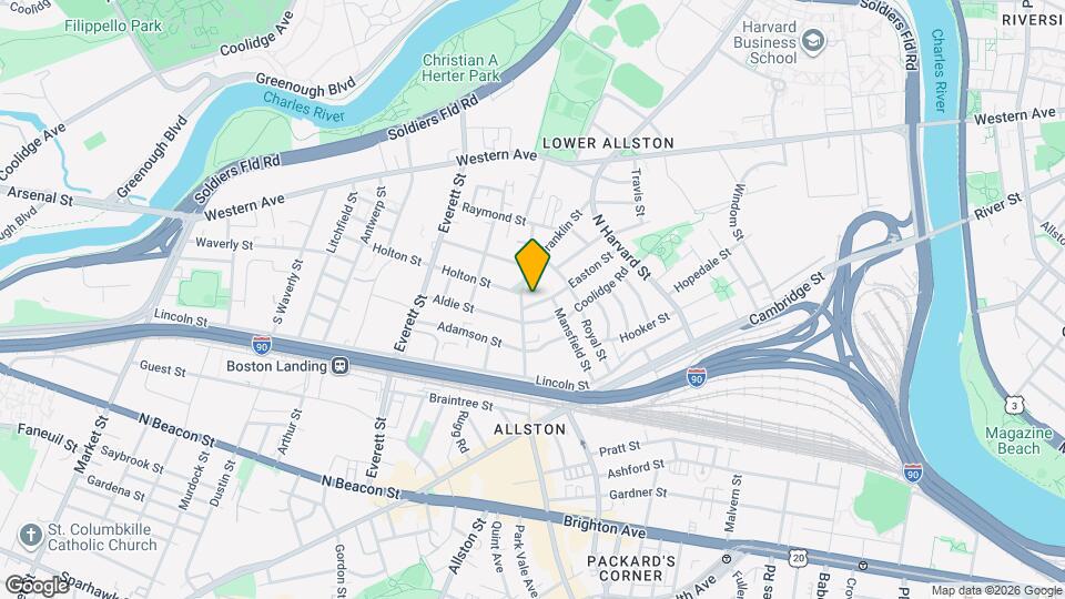 93 Easton St Map and Location Details