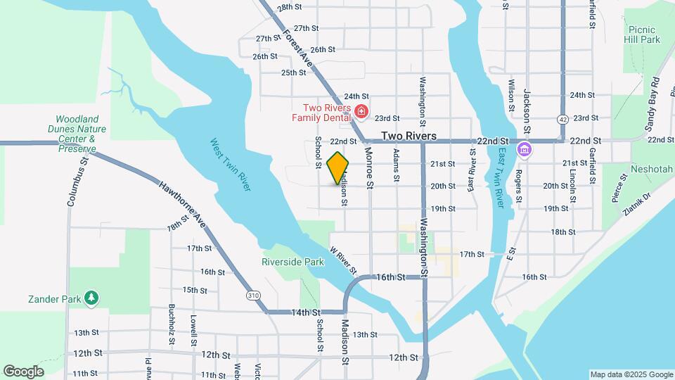 1805 20th St Map and Location Details
