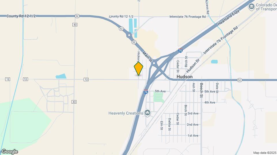 600 Hickory St Map and Location Details