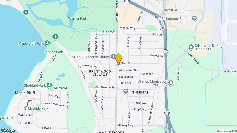 2113 N Sherman Ave, Unit North Sherman Map and Location Details